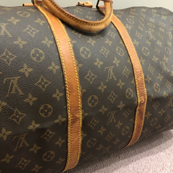 Vintage Authentic Louis Vuitton Kepall 60 Duffel - Picture 4 of 8